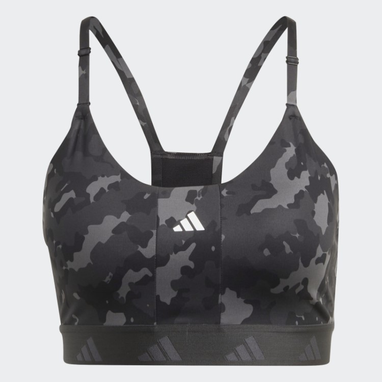 Sutiã Cinza Aeroreact Training Light-support Techfit Adidas