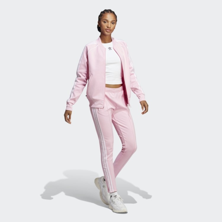 Jaqueta Adidas Adicolor Classics Sst Rosa Verdadeiro
