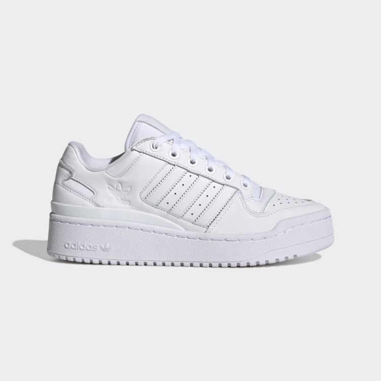 Tênis Branco Adidas Forum Com Listras Ousadas