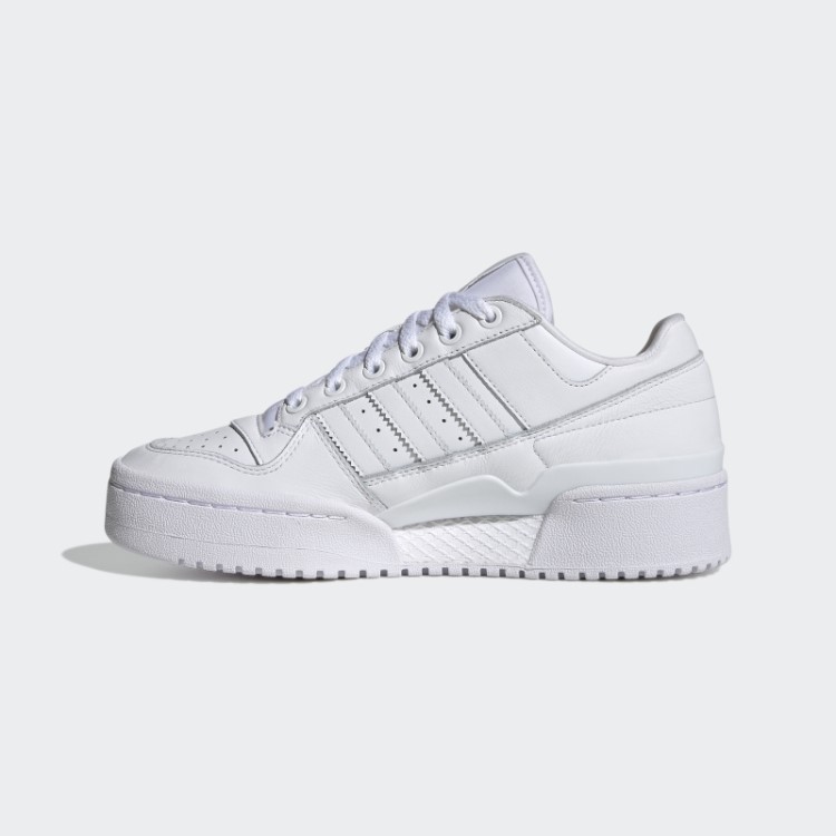 Tênis Branco Adidas Forum Com Listras Ousadas