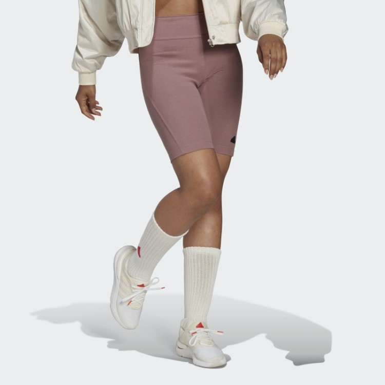 Shorts Roxos Adidas Rib Biker