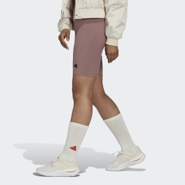 Shorts Roxos Adidas Rib Biker