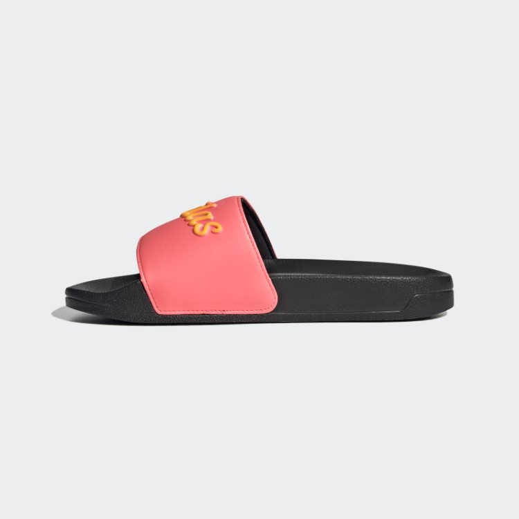 Slides De Banho Adidas Adilette Vermelho ácido