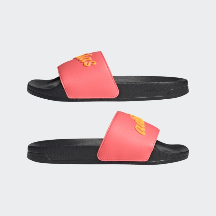 Slides De Banho Adidas Adilette Vermelho ácido