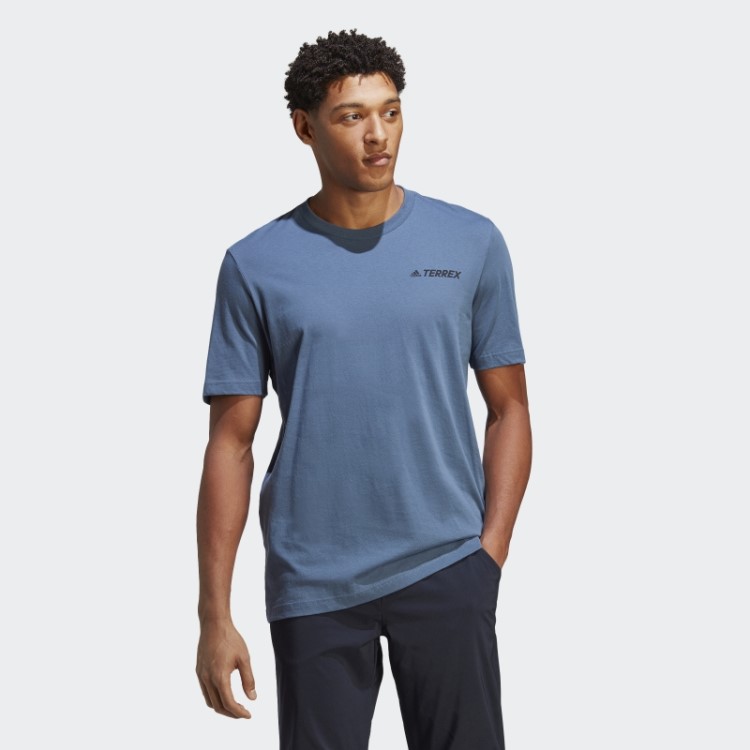 Camiseta Terrex Mountain Com Estampa De Aço Adidas