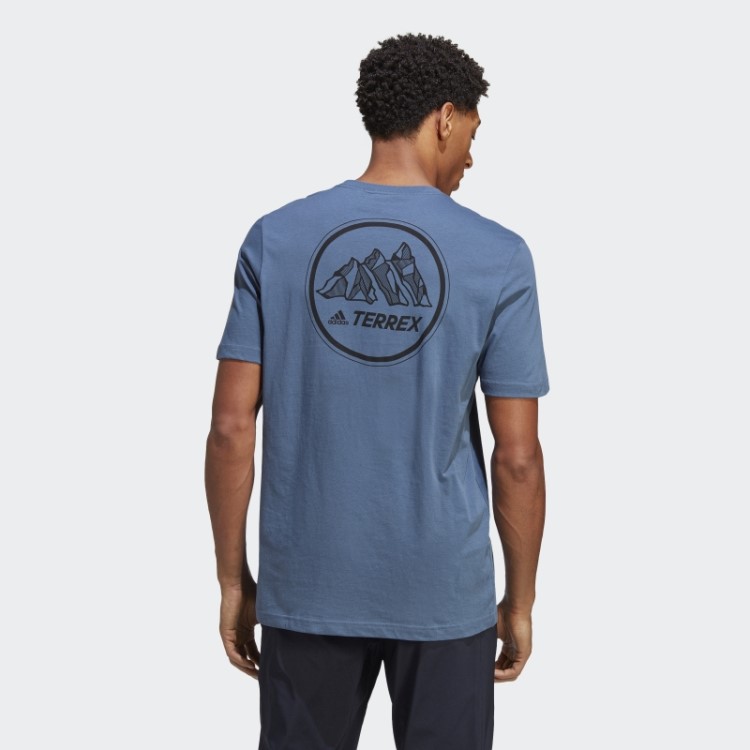 Camiseta Terrex Mountain Com Estampa De Aço Adidas
