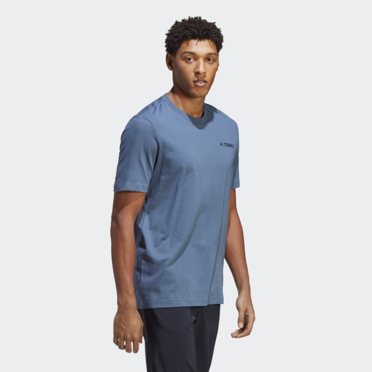 Camiseta Terrex Mountain Com Estampa De Aço Adidas