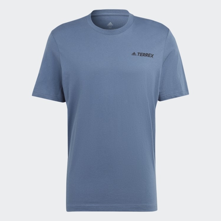 Camiseta Terrex Mountain Com Estampa De Aço Adidas