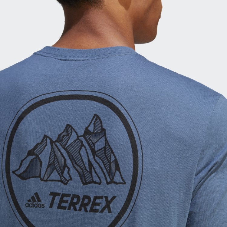 Camiseta Terrex Mountain Com Estampa De Aço Adidas