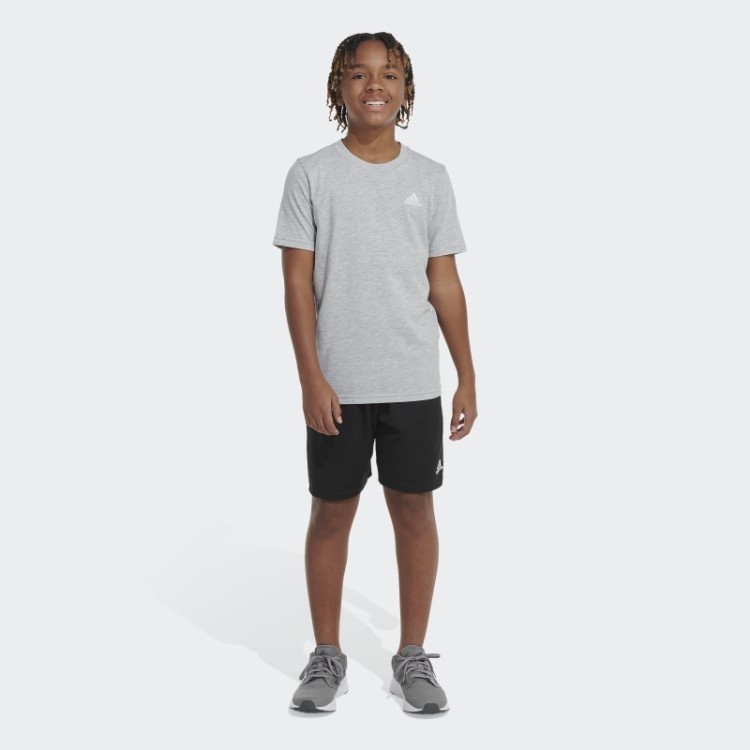Camiseta Cinza Urze Adidas Essencial Logo Urze