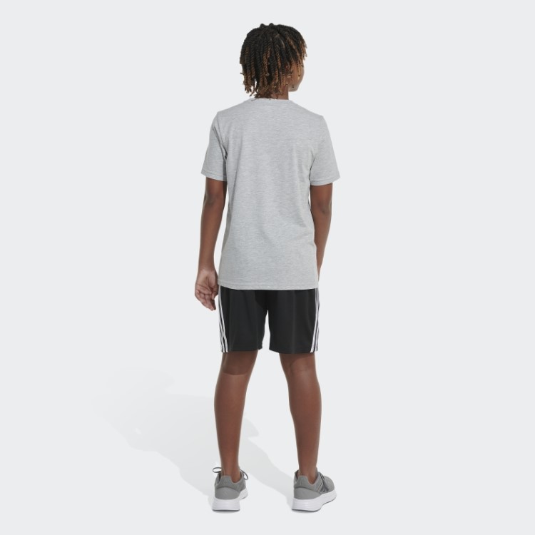 Camiseta Cinza Urze Adidas Essencial Logo Urze