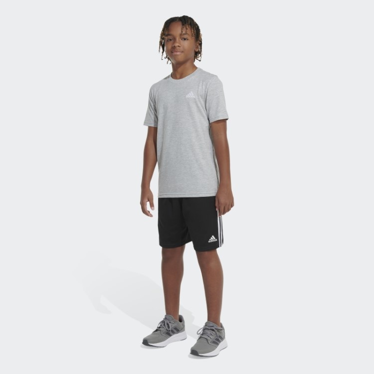 Camiseta Cinza Urze Adidas Essencial Logo Urze