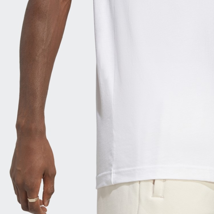 Camiseta Trefoil Essentials Branca Adidas Hot