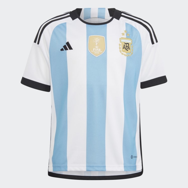 Adidas Argentina 22 Vencedores Home Jersey Júnior Branco