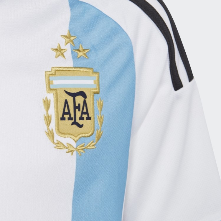 Adidas Argentina 22 Vencedores Home Jersey Júnior Branco