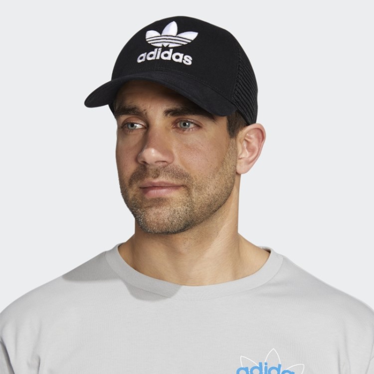 Boné Trucker Estruturado Adidas Preto