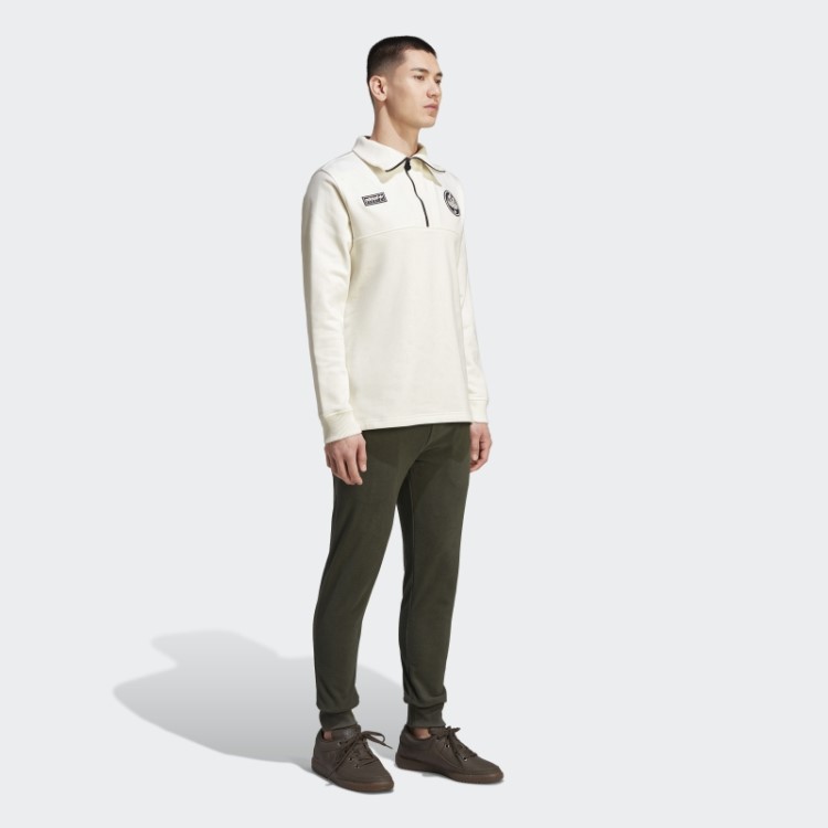 Bellshill Branco Meio Zíper Adidas