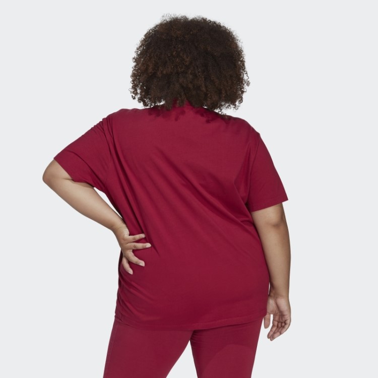 Camiseta Adidas (plus Size) Bordô