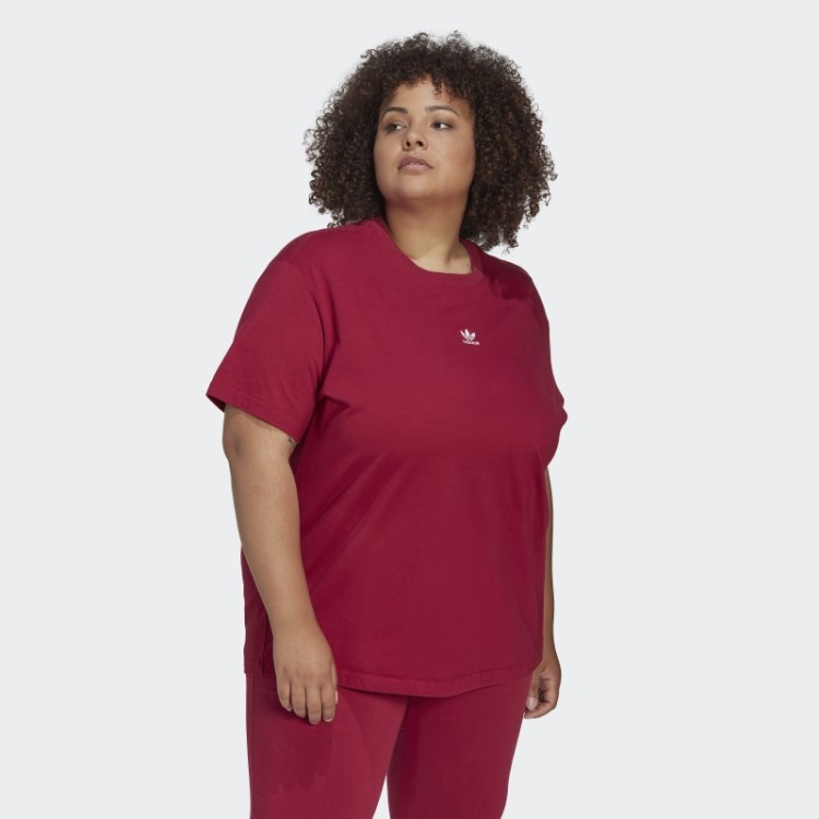 Camiseta Adidas (plus Size) Bordô