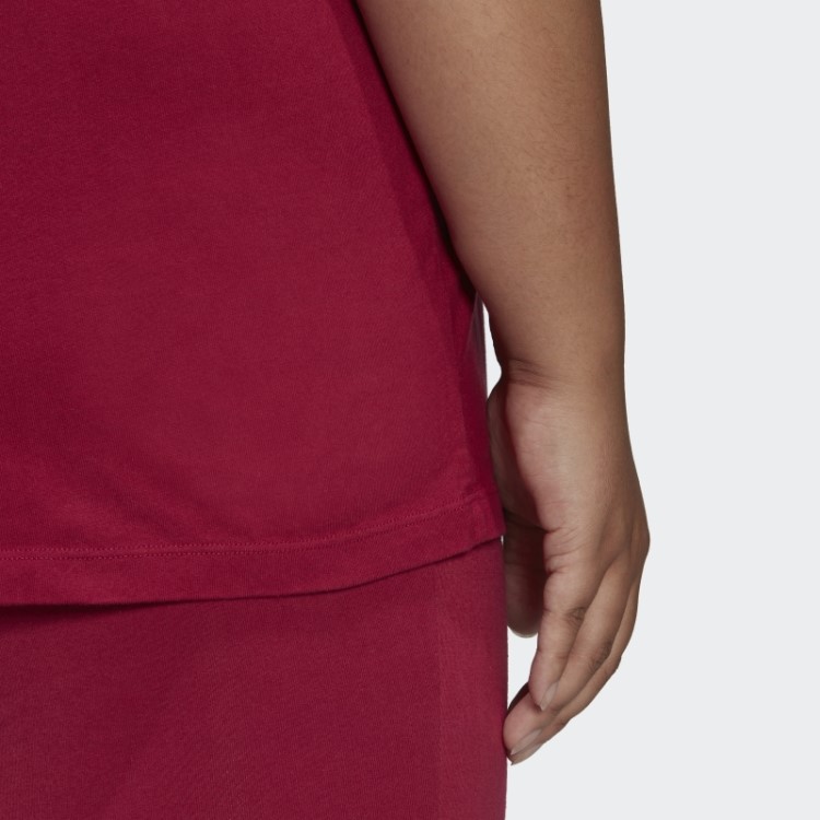 Camiseta Adidas (plus Size) Bordô