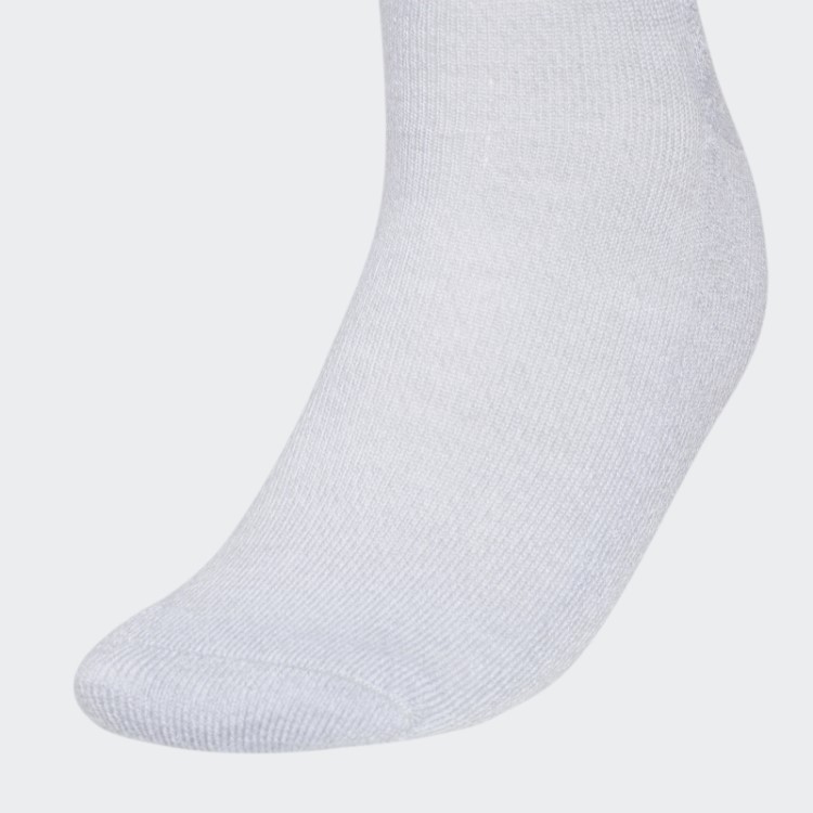 Adidas Meias 3 Listras Da Tripulação 3 Pares Cinza