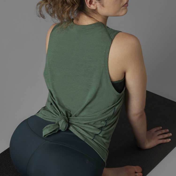 Regata De Ioga De Equilíbrio Autêntico De óxido Verde Adidas