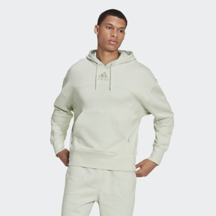 Moletom Com Capuz Verde Adidas Studio Lounge