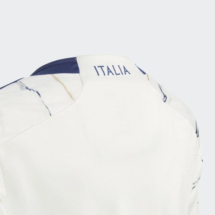 Camisa Branca Adidas Italia 23 Fora