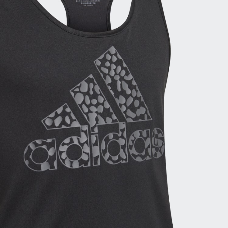 Adidas Projetado Para Mover Regata Leopardo Preto Quente