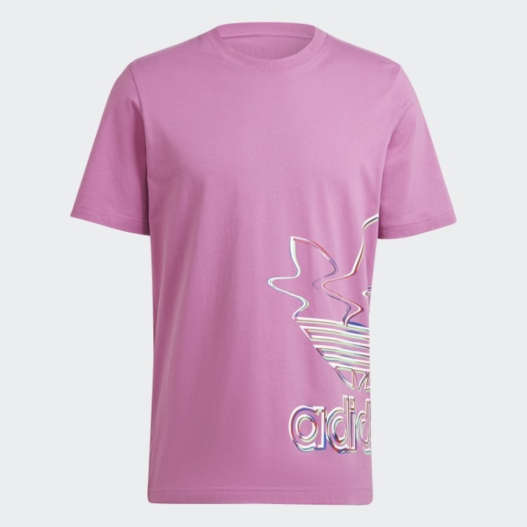 Hiperreal Camiseta Manga Curta Lilás Adidas