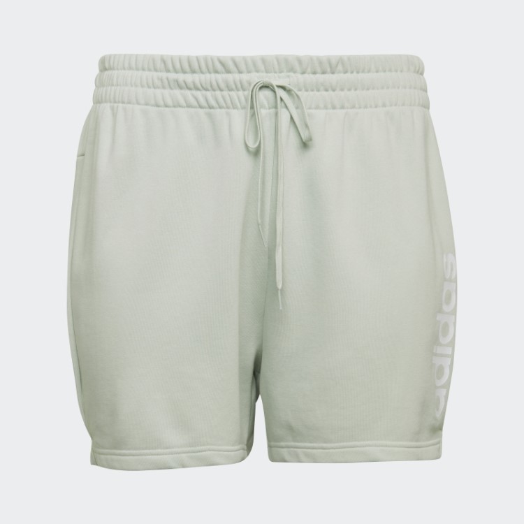 Bermuda Verde Slim Com Logo (tamanho Grande) Adidas
