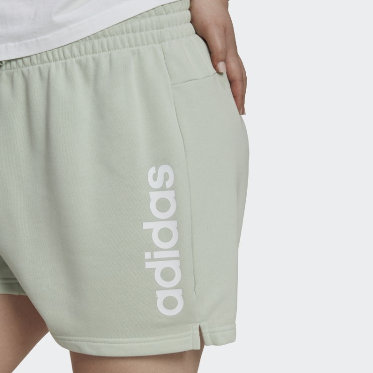 Bermuda Verde Slim Com Logo (tamanho Grande) Adidas