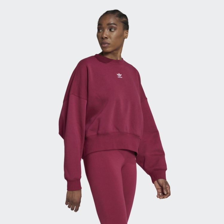 Moletom De Lã Adicolor Essencial Bordô Adidas