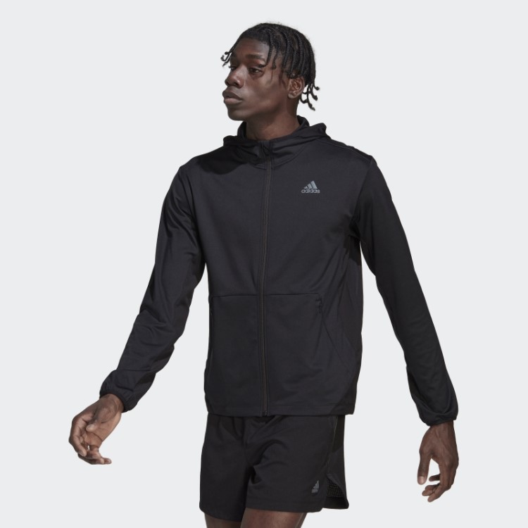 Moletom Com Capuz Preto Adidas Para Treino Hiit