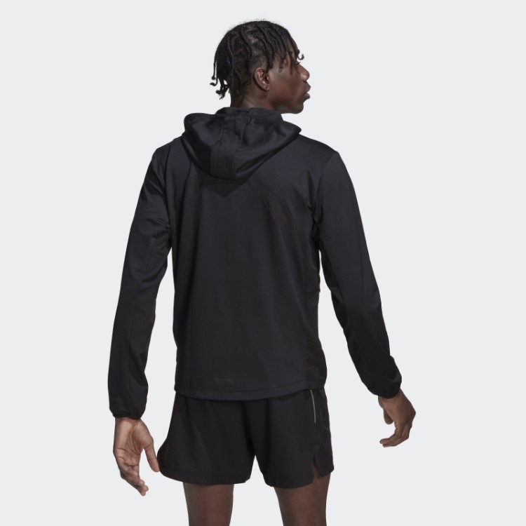 Moletom Com Capuz Preto Adidas Para Treino Hiit