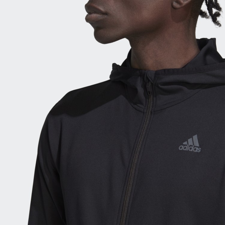 Moletom Com Capuz Preto Adidas Para Treino Hiit