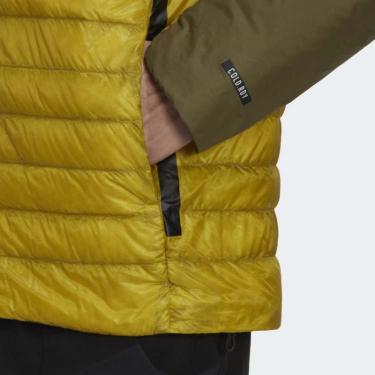 Jaqueta Com Capuz Adidas Terrex Myshelter Verde Oliva