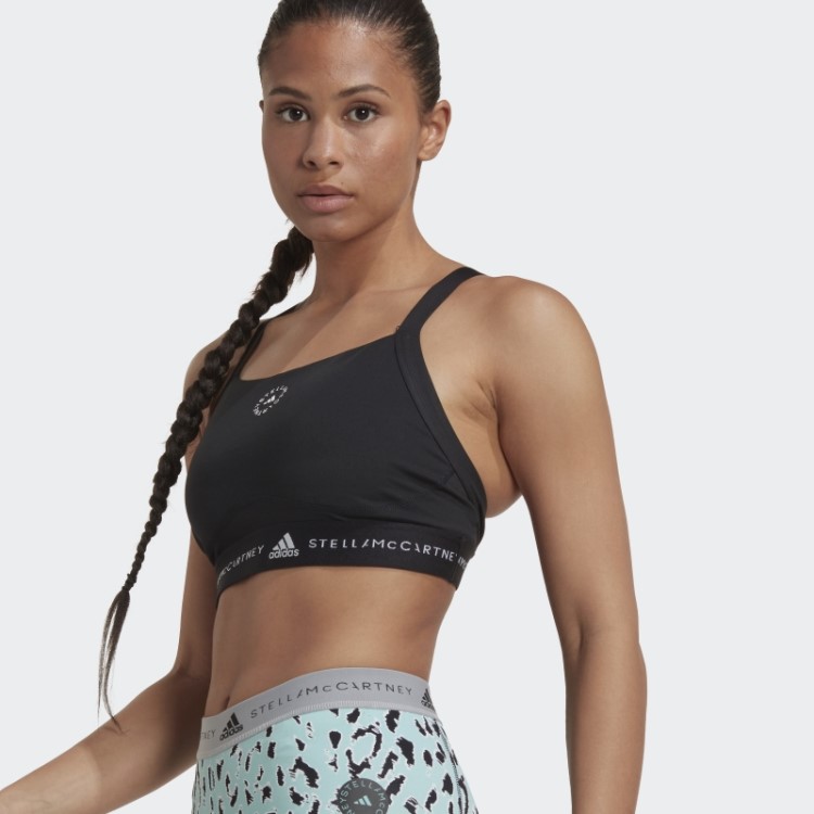 Sutiã Preto Adidas By Stella Mccartney Truepurpose De Sustentação Média