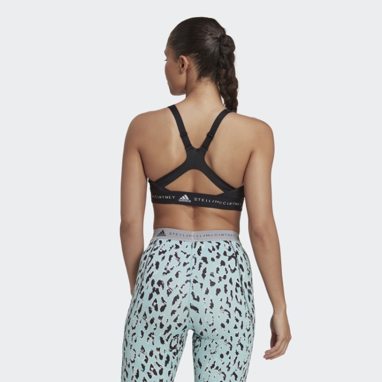 Sutiã Preto Adidas By Stella Mccartney Truepurpose De Sustentação Média