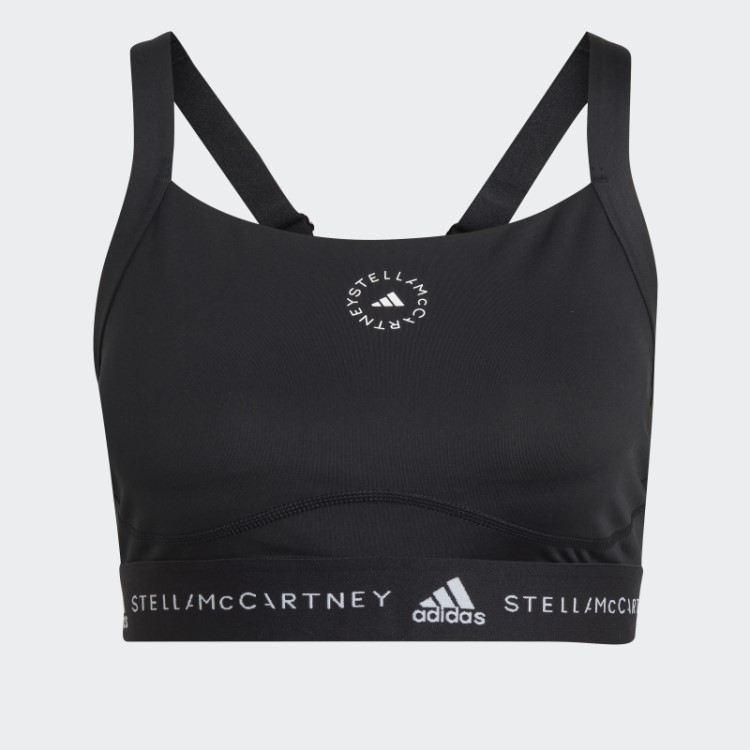 Sutiã Preto Adidas By Stella Mccartney Truepurpose De Sustentação Média