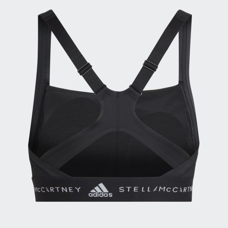 Sutiã Preto Adidas By Stella Mccartney Truepurpose De Sustentação Média