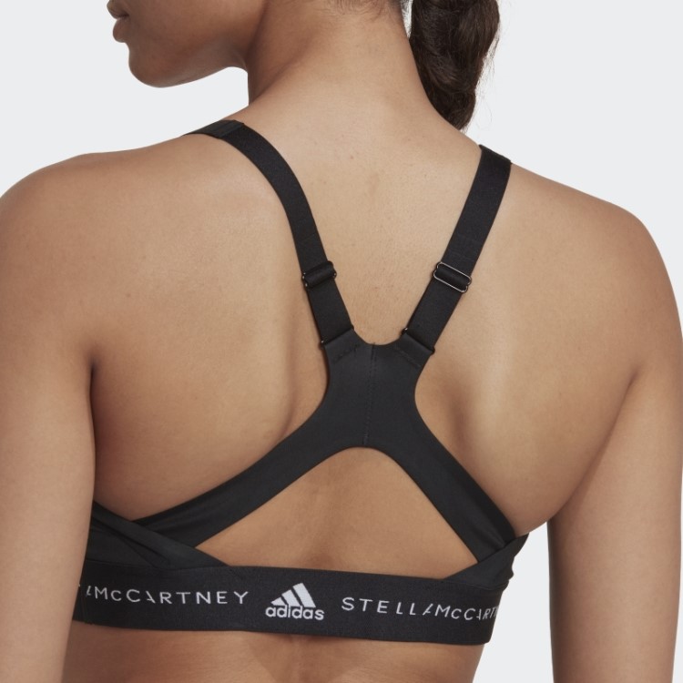 Sutiã Preto Adidas By Stella Mccartney Truepurpose Suporte Médio Quente
