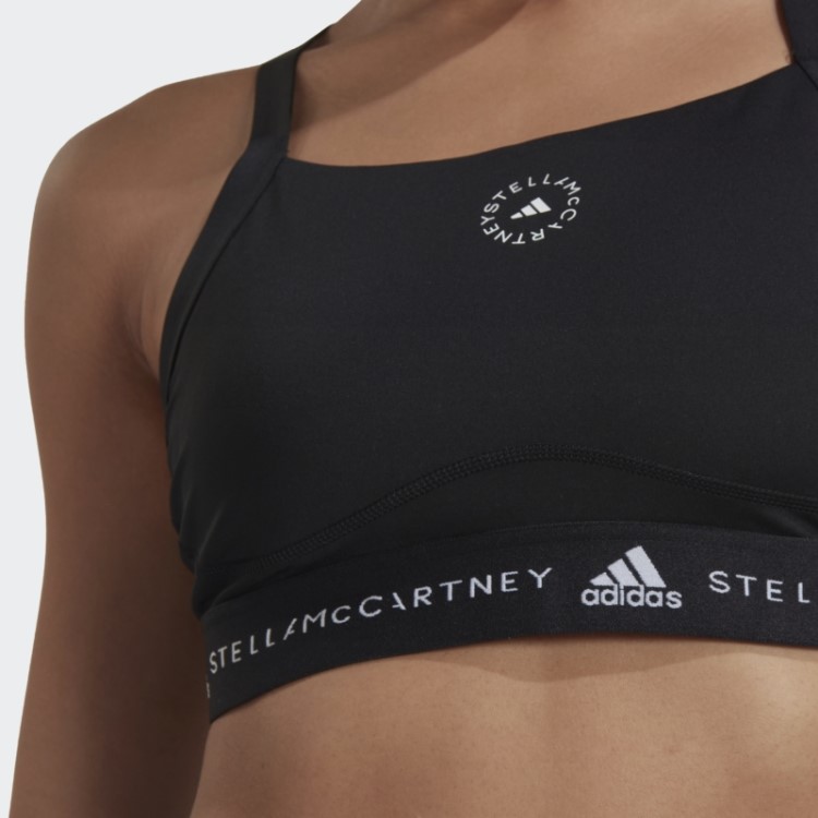 Sutiã Preto Adidas By Stella Mccartney Truepurpose Suporte Médio Quente