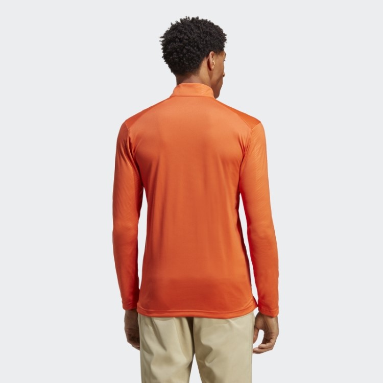 Blusa De Manga Longa Adidas Orange Terrex Com Vários Zíperes