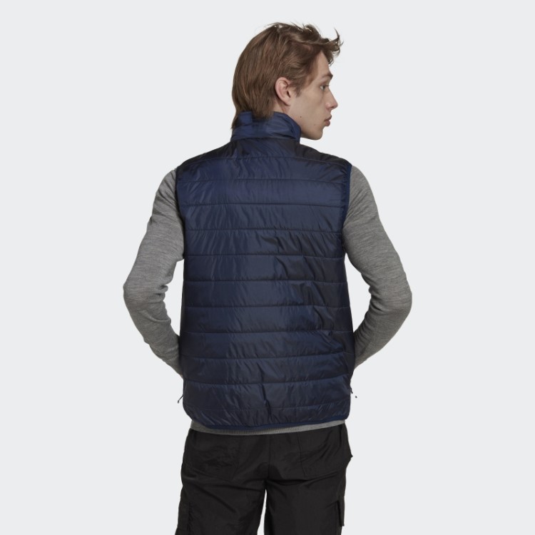 Colete Acolchoado Adidas Night Indigo Com Gola Alta
