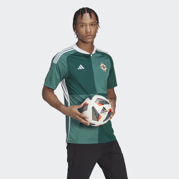 Camisa Casa 22 Da Irlanda Do Norte Adidas Tech Forest