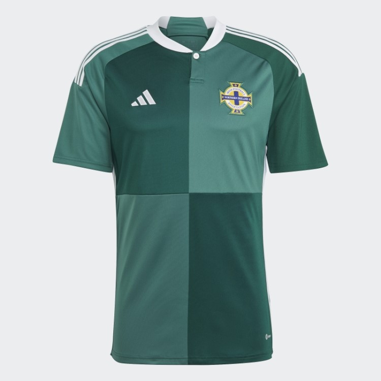 Camisa Casa 22 Da Irlanda Do Norte Adidas Tech Forest