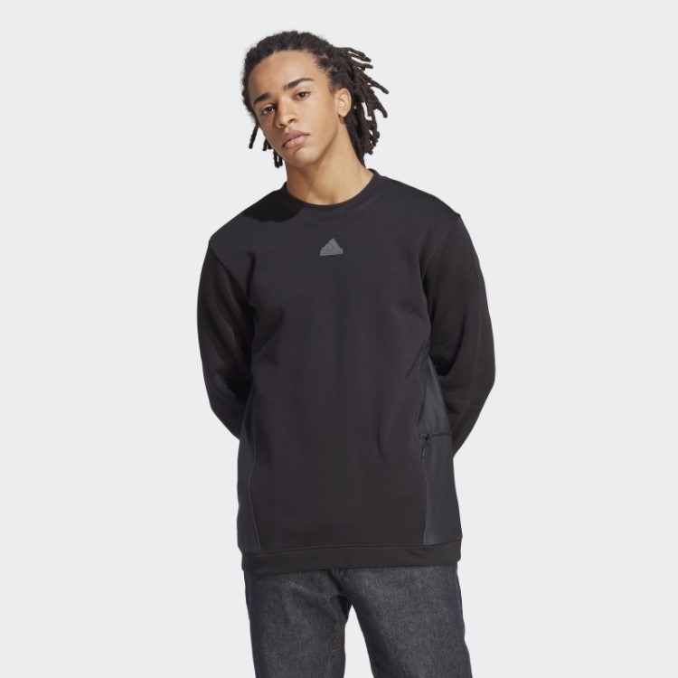 Moletom City Escape Adidas Preto