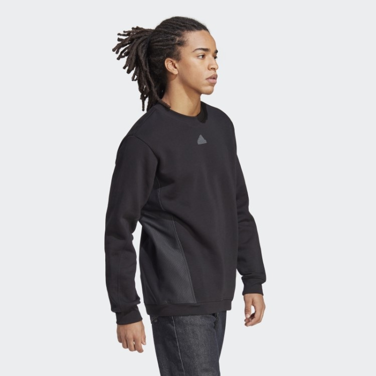 Moletom City Escape Adidas Preto