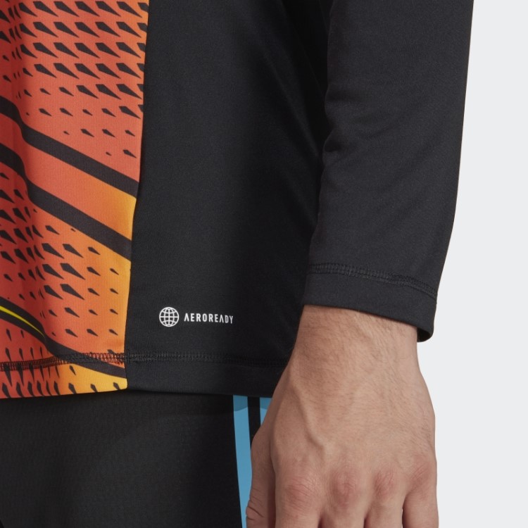 Adidas Black Tiro 23 Pro Camisa Estampada De Manga Longa